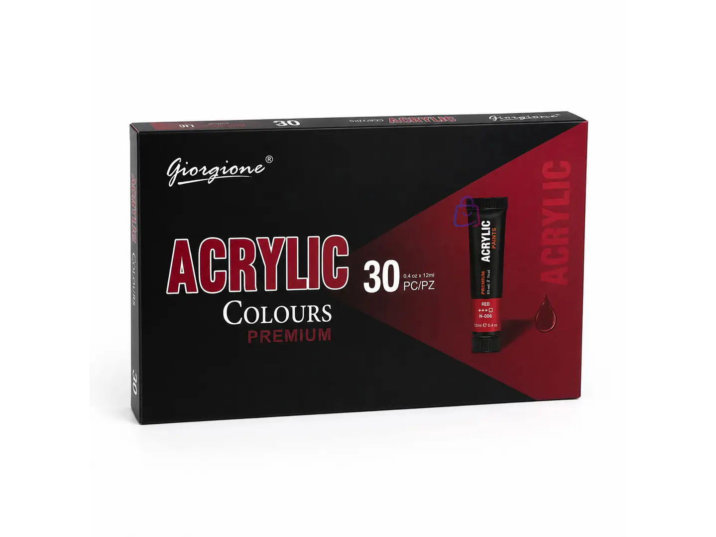 Pintura Acrílica 30 Colores 12ml Premium - PS 4
