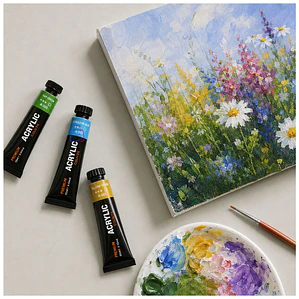 Set Pintura Acrílica 24 Colores 12ml Arte - PS