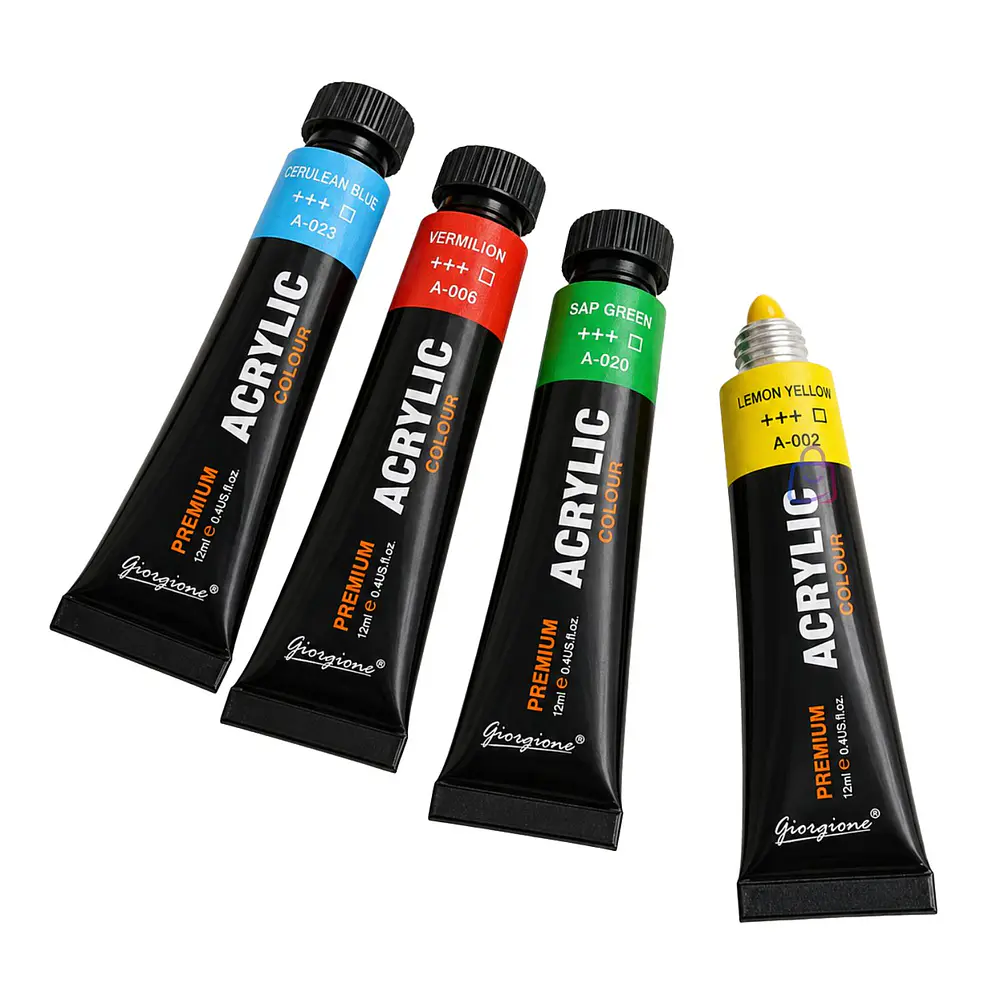 Set Pintura Acrílica 24 Colores 12ml Arte - PS 3