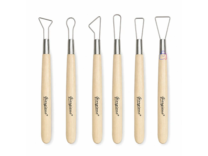 Set Herramientas Modelado Arcilla Cerámica 6 Piezas - PS 1