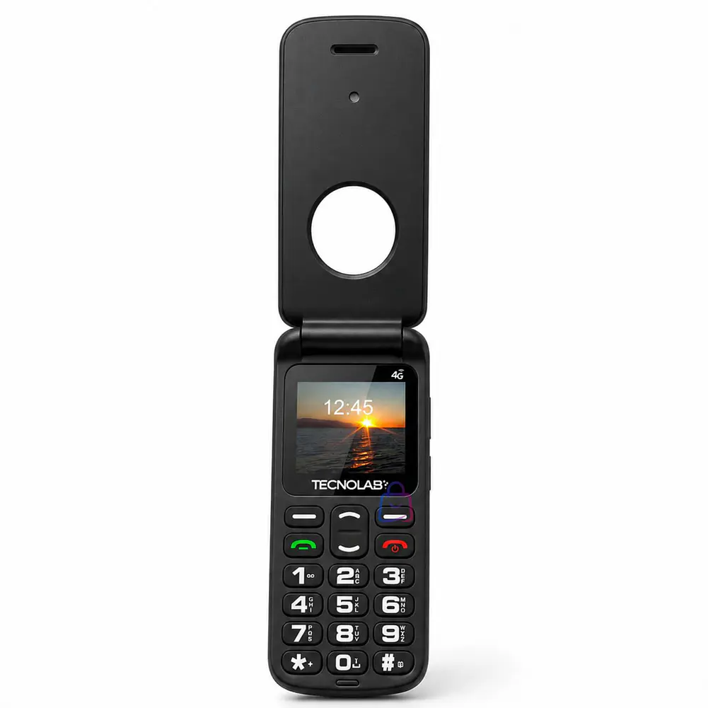 Celular Senior 4G Liberado Flip SOS Adulto Mayor Color - PS 3