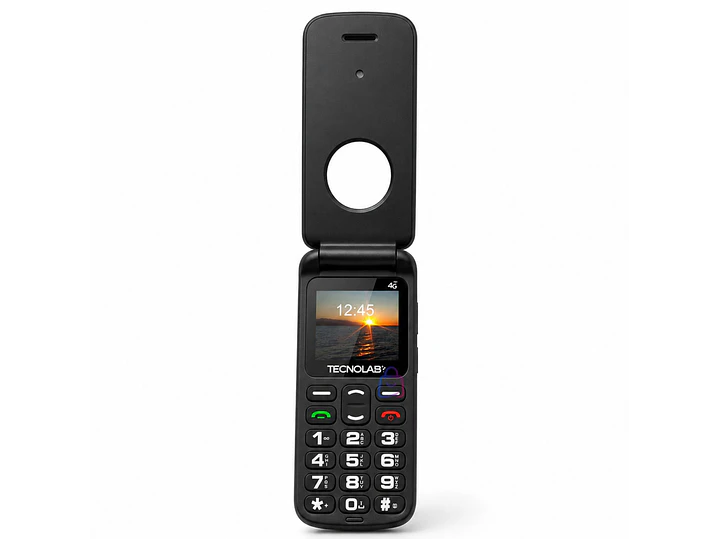 Celular Senior 4G Liberado Flip SOS Adulto Mayor Color - PS 3