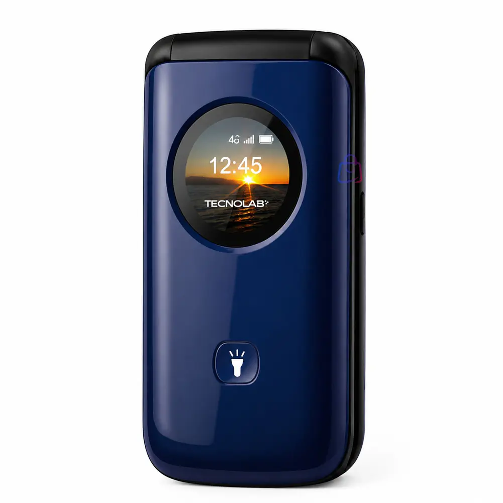 Celular Senior 4G Liberado Flip SOS Adulto Mayor Color - PS 5