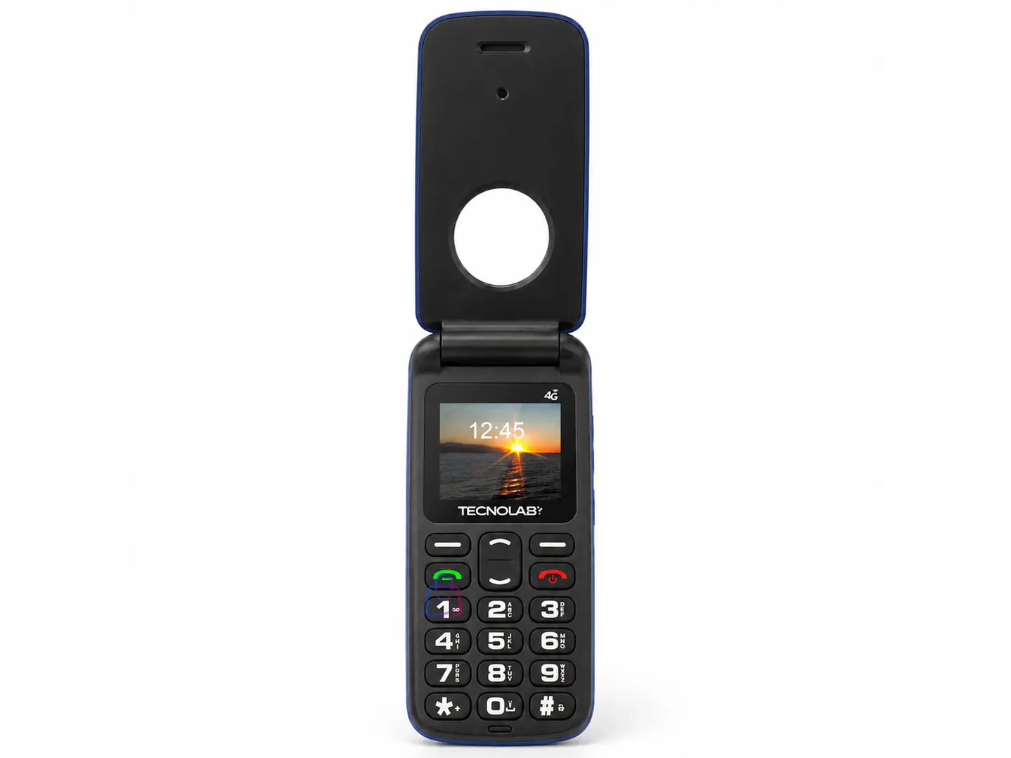 Celular Senior 4G Liberado Flip SOS Adulto Mayor Color - PS 7