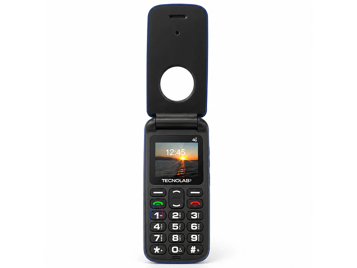 Celular Senior 4G Liberado Flip SOS Adulto Mayor Color - PS 7