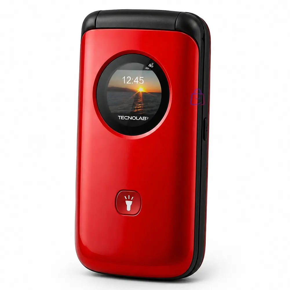 Celular Senior 4G Liberado Flip SOS Adulto Mayor Color - PS 9