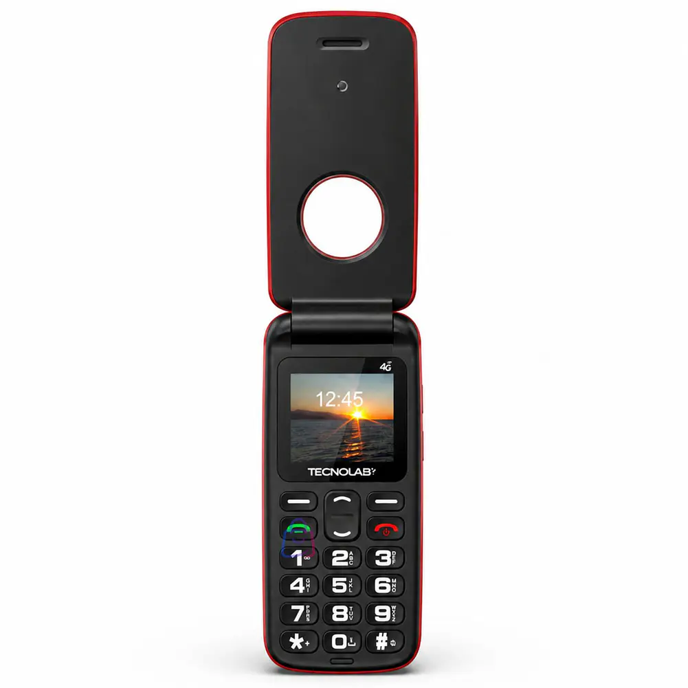 Celular Senior 4G Liberado Flip SOS Adulto Mayor Color - PS 11