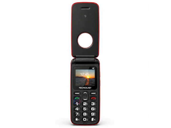 Celular Senior 4G Liberado Flip SOS Adulto Mayor Color - PS 11