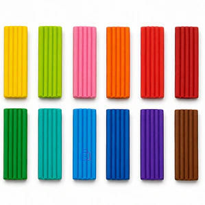 Plastilina Carioca Plasty 12 Colores 150g Sin Gluten - PS