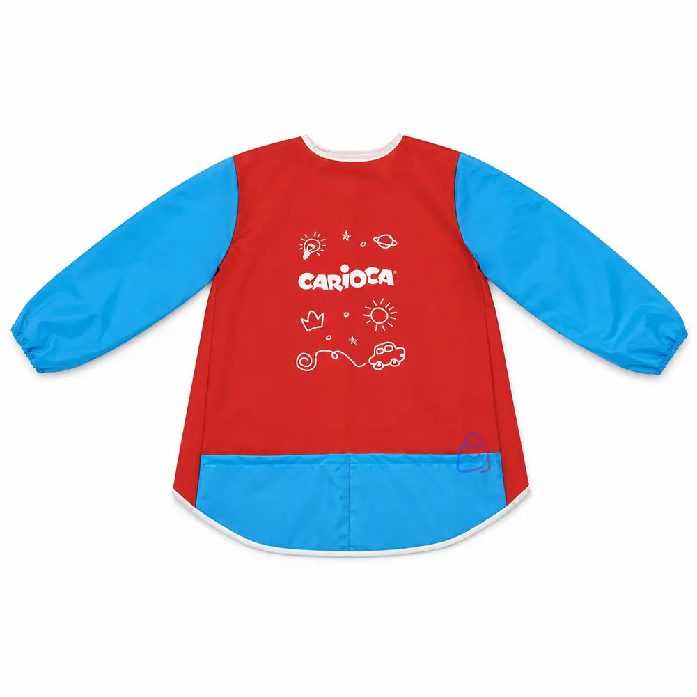Delantal Escolar Impermeable Carioca Niños 5 A 8 Años - PS 1