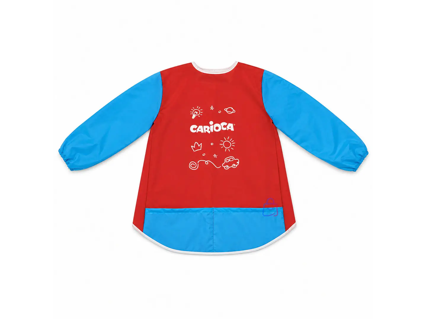 Delantal Escolar Impermeable Carioca Niños 5 A 8 Años - PS 1