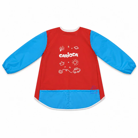 Delantal Escolar Impermeable Carioca Niños 5 A 8 Años - PS