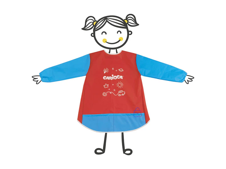 Delantal Escolar Impermeable Carioca Niños 5 A 8 Años - PS 2