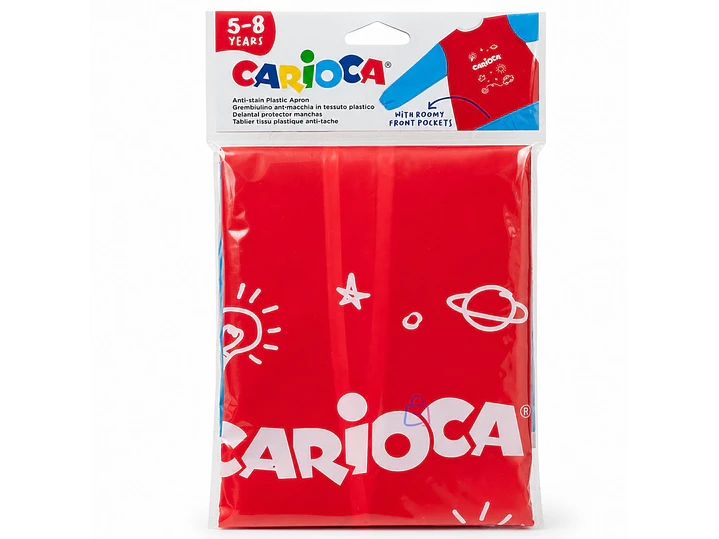 Delantal Escolar Impermeable Carioca Niños 5 A 8 Años - PS 3
