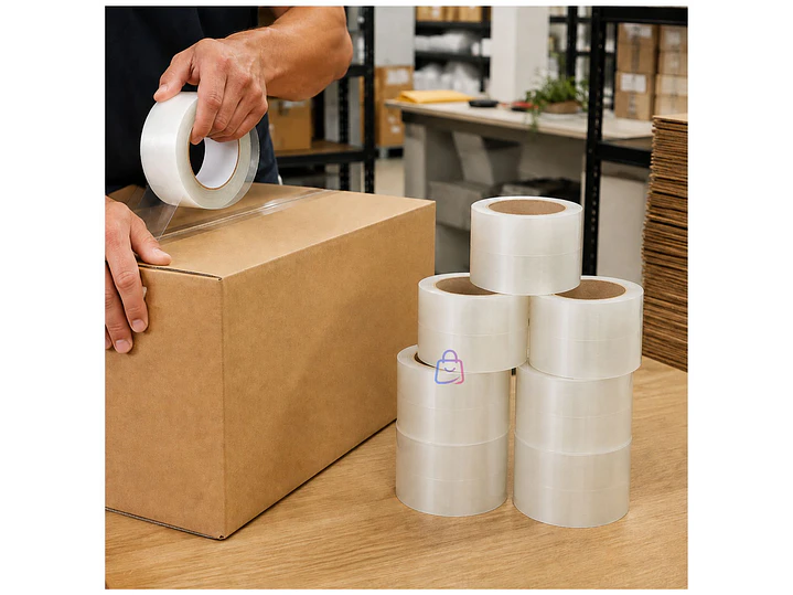 Pack 8 Cintas Embalaje Transparente 50mm X 100m 50mic - PS 4