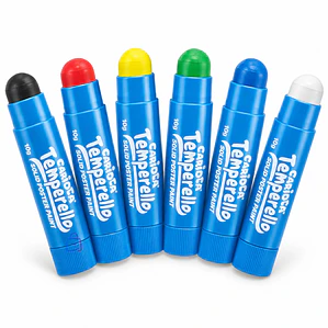 Témperas Sólidas Carioca Temperello 6 Colores Lavables - PS