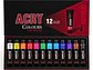 Pintura Acrílica 12 Colores 12ml Premium - PS - Miniatura 1