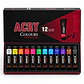 Pintura Acrílica 12 Colores 12ml Premium - PS - Miniatura 1
