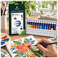 Set Pintura Acrílica 12 Colores 12ml Escolar No Tóxica - PS - Miniatura 2