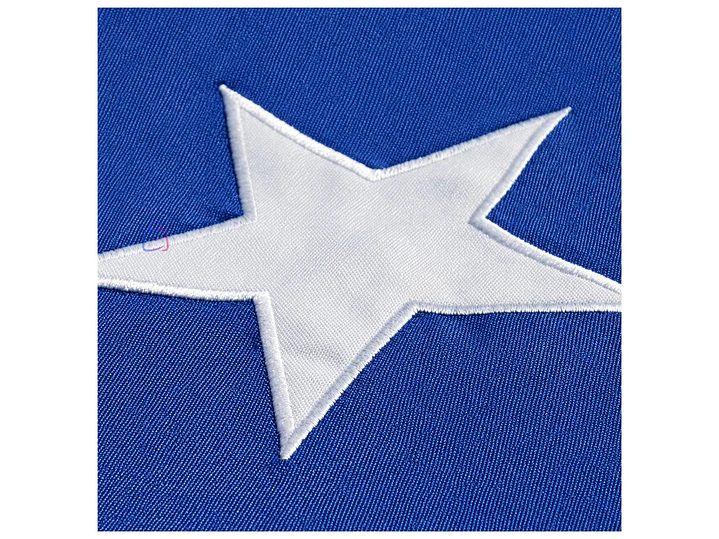 Bandera Chilena 100x150cm Con Estrella Bordada - PS 3