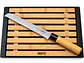 Tabla Para Pan Bambú Con Cuchillo Bandeja Migas - PS - Miniatura 4