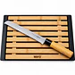 Tabla Para Pan Bambú Con Cuchillo Bandeja Migas - PS - Miniatura 4