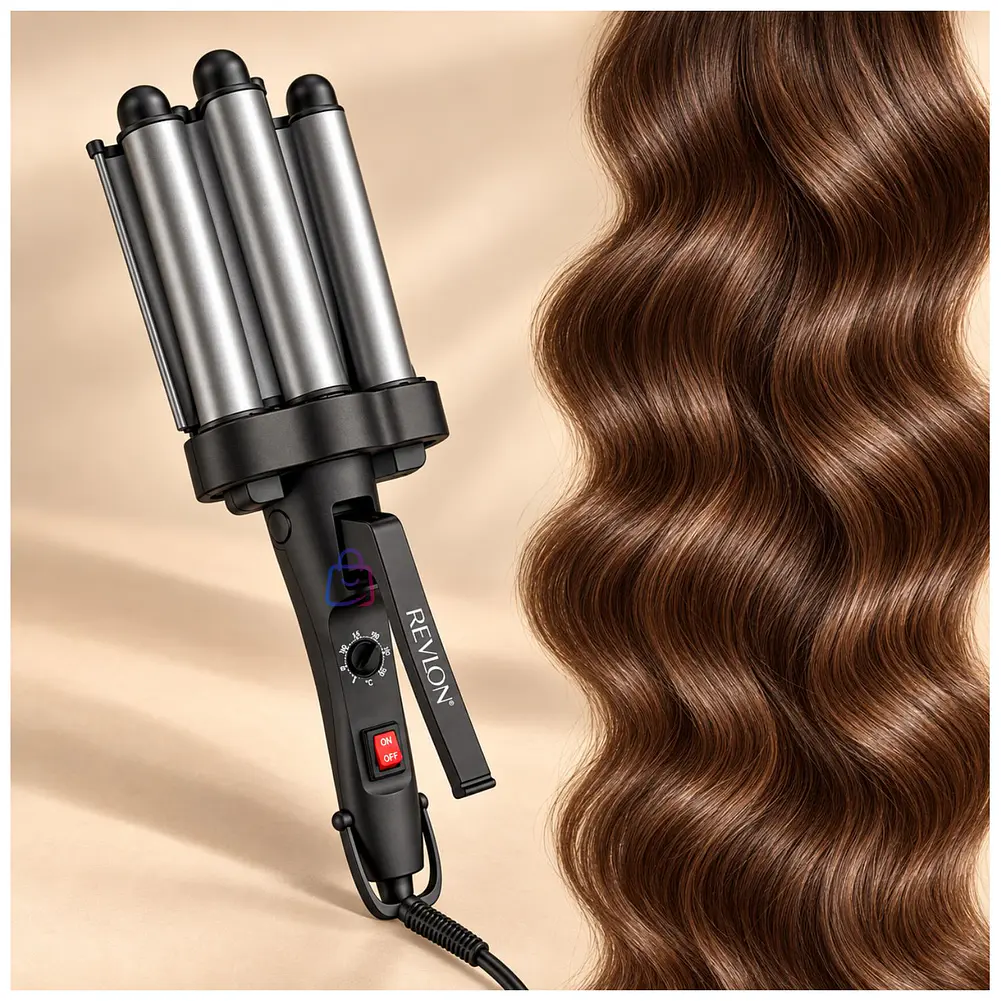 Ondulador Waver Revlon 3 Barriles Jumbo Gris Pro - PS 2