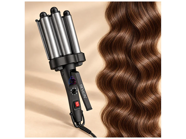 Ondulador Waver Revlon 3 Barriles Jumbo Gris Pro - PS 2
