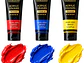 Set Pintura Acrílica 12 Colores 36ml 6 Pinceles Arte - PS - Miniatura 1