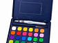Acuarelas 24 Colores En Pastilla Estuche Pinceles - PS - Miniatura 1