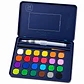 Acuarelas 24 Colores En Pastilla Estuche Pinceles - PS - Miniatura 1