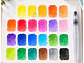 Acuarelas 24 Colores En Pastilla Estuche Pinceles - PS - Miniatura 3