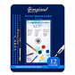 Set Acuarelas 12 Colores Pastilla Estuche Con Pinceles - PS - Miniatura 4