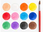 Acuarelas Carioca Kids 12 Colores 30mm Con Pincel - PS - Miniatura 2