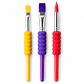 Set 3 Pinceles Infantiles Ergonómicos Para Pintar - PS - Miniatura 1
