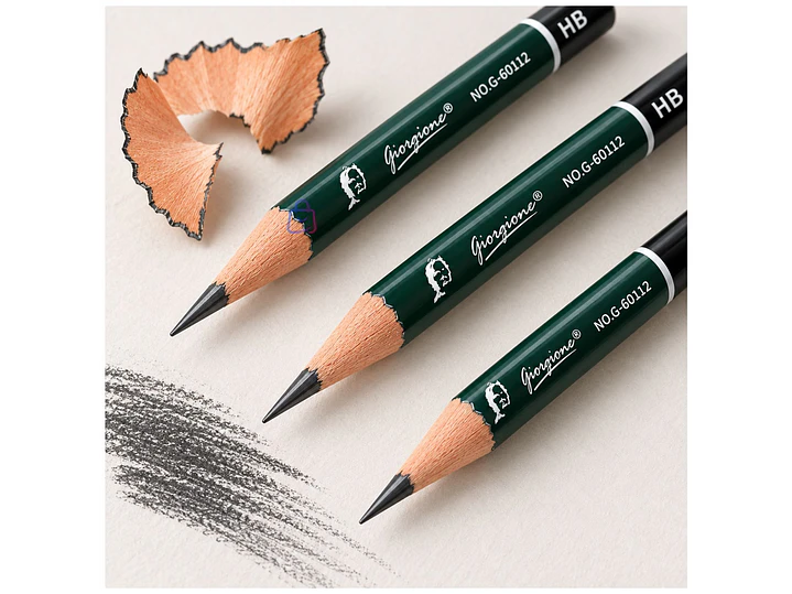 Set 12 Lápices Dibujo Grafito Carboncillo - PS 2