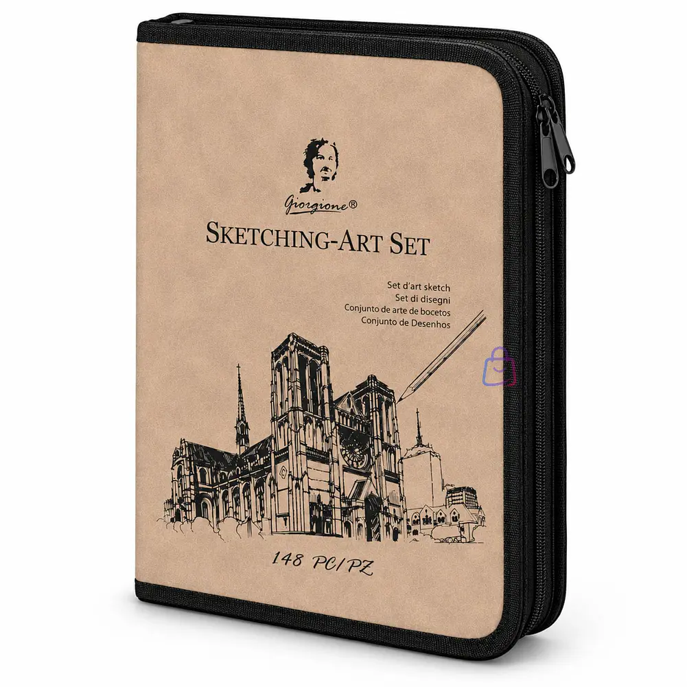 Set Dibujo Profesional 148 Piezas Lápices Boceto Arte - PS 4