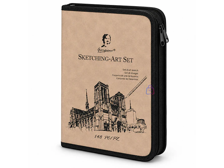 Set Dibujo Profesional 148 Piezas Lápices Boceto Arte - PS 4