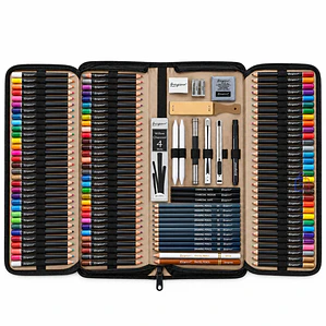 Set Dibujo Profesional 148 Piezas Lápices Boceto Arte - PS
