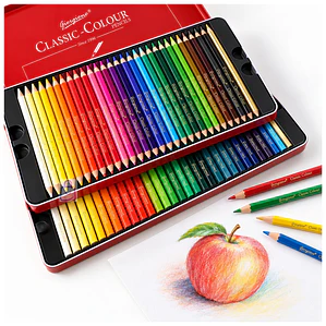 Lápices de Colores 72 Caja Metálica Profesional - PS