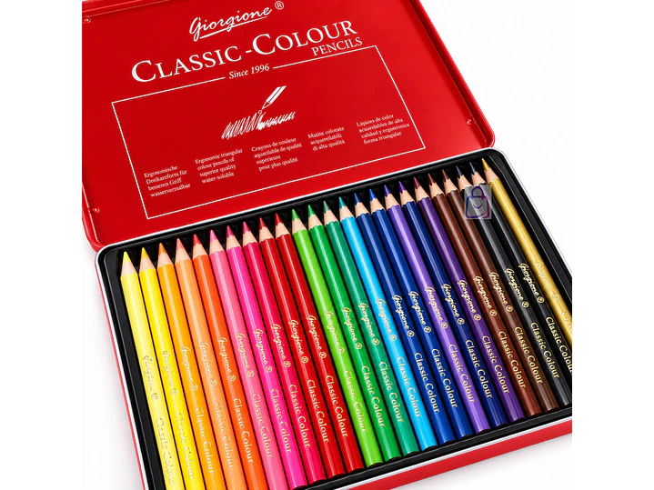 Lápices De Colores 24 Caja Metálica - PS 2