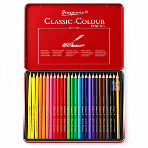 Lápices De Colores 24 Caja Metálica - PS