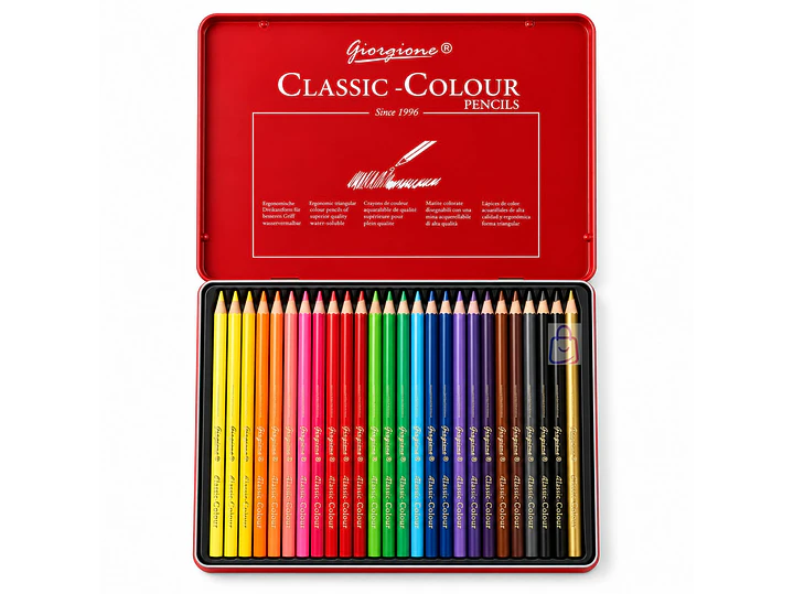 Lápices De Colores 24 Caja Metálica - PS 1