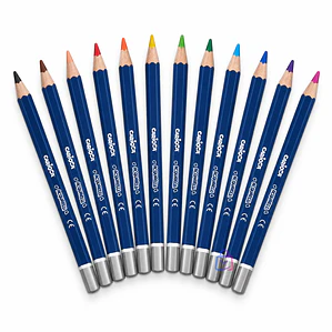 Lápices Acuarelables Carioca 12 Colores Caja Metálica - PS
