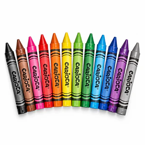 Crayones Jumbo Carioca 12 Colores Lavables Infantiles - PS