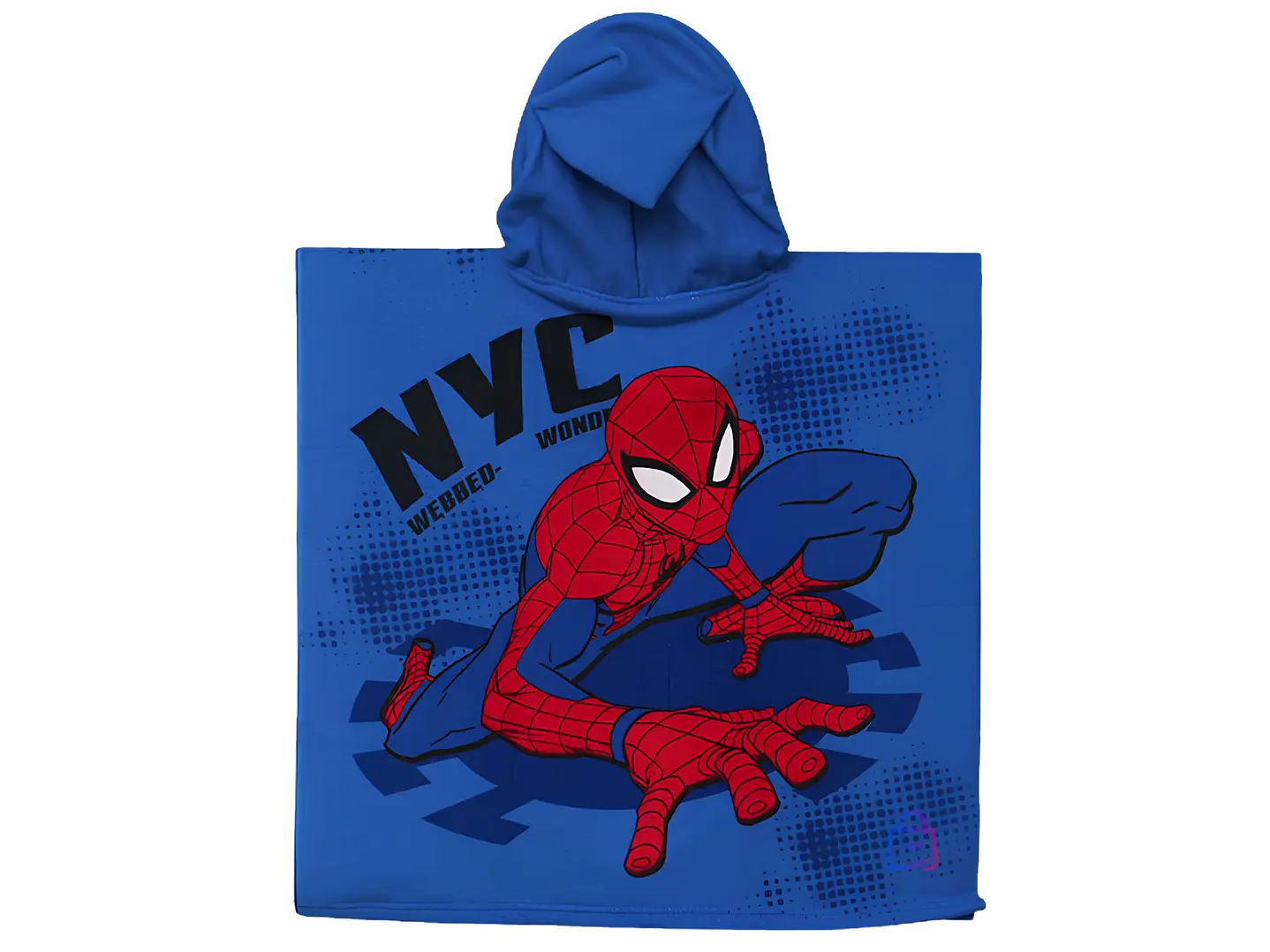 Toalla Playa Piscina Spiderman Capucha Microfibra 60x60 - PS 2