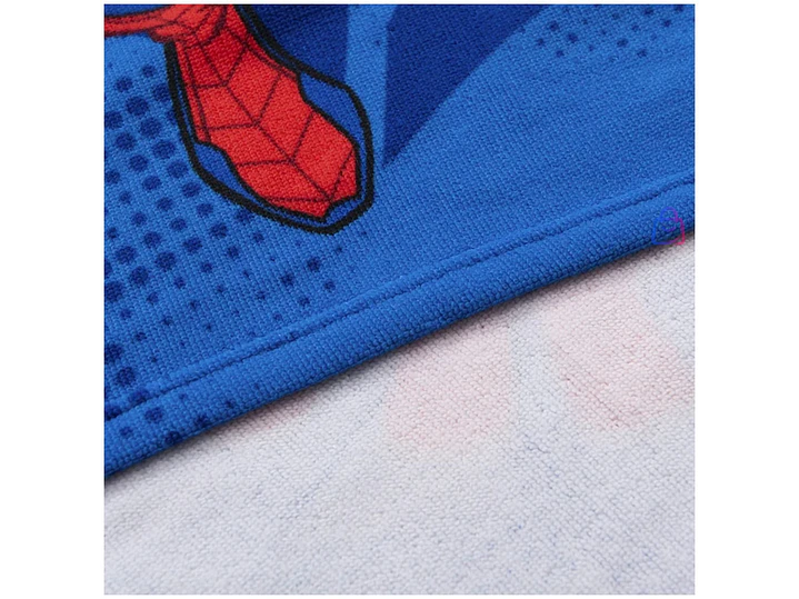 Toalla Playa Piscina Spiderman Capucha Microfibra 60x60 - PS 3