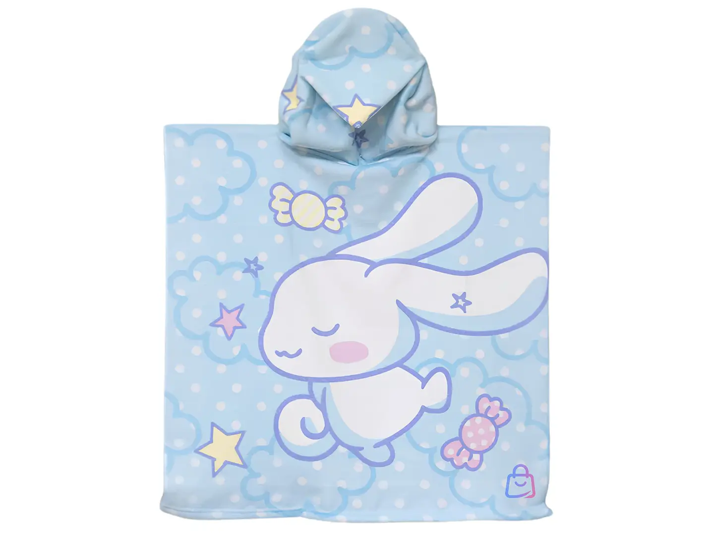 Toalla Playa Con Capucha Cinnamoroll Nubes 60x60 Cm - PS 2
