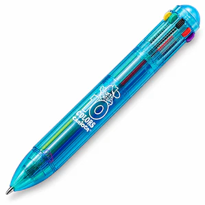 Bolígrafo Carioca 10 Colores Fluo Retráctil Punta 1 Mm - PS