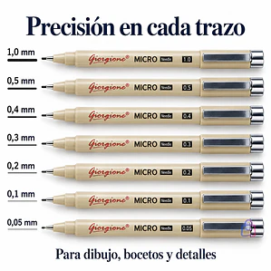 Set 12 Estilógrafos ZG012 Dibujo Manga Lettering - PS